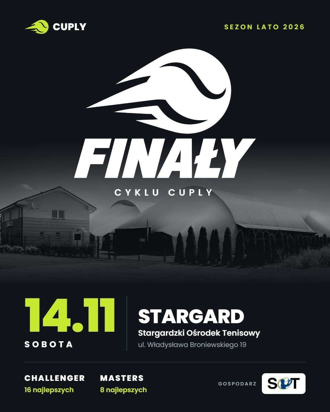 Finały Cyklu Cuply – Lato 2026: Znamy już termin i lokalizację
